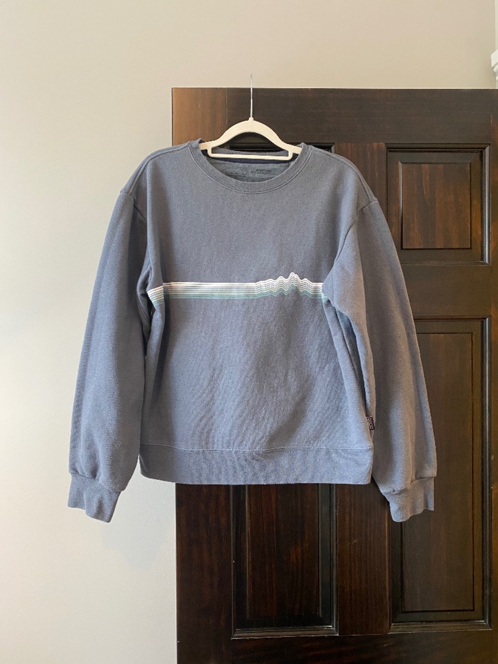 Patagonia Uprisal Crew Sweatshirt Gray Fleece Lined Recycled Men’s Medium